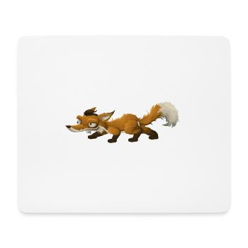 Fuchs - Mousepad (Querformat) - Weiß - Vorne