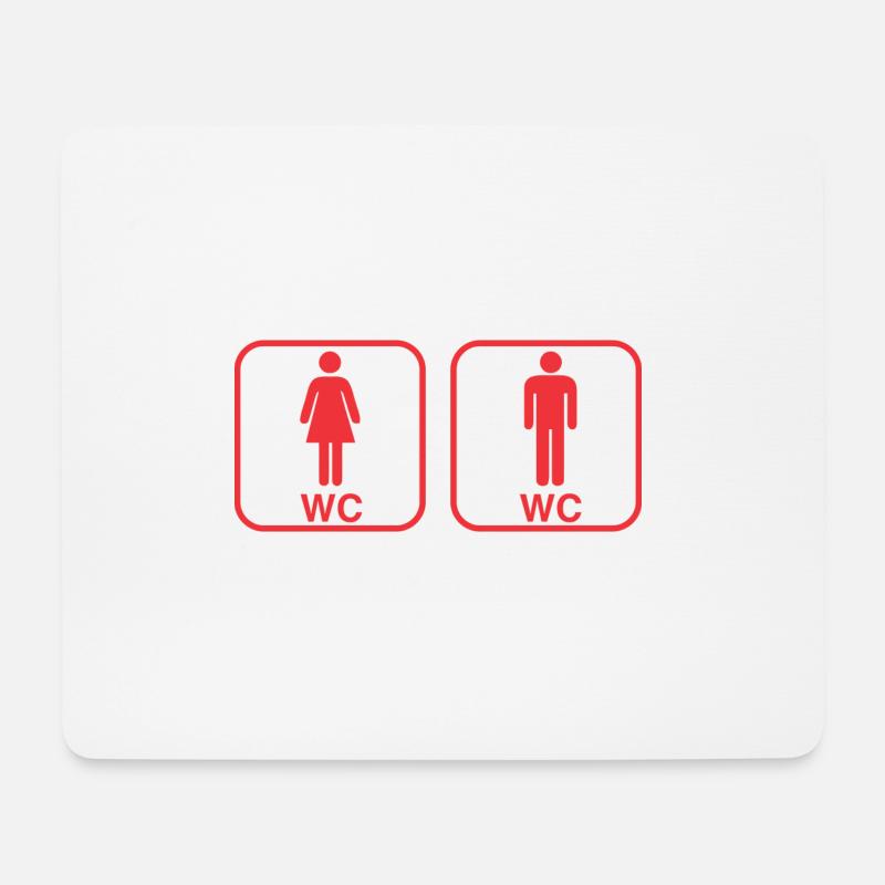 WC - Mouse Pad (horizontal) - white