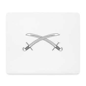 Swords - Mouse Pad (horizontal) - white - Front