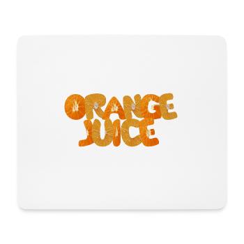 Orange juice - Mouse Pad (horizontal) - white - Front