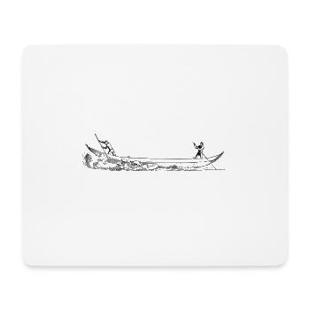 Limitierte Edition Boot - Kanun - Mousepad (Querformat) - Weiß - Vorne