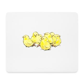 Huhn,hünchen,küken - Mousepad (Querformat) - Weiß - Vorne