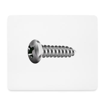 Schraube,Werkzeug,Handwerk - Mousepad (Querformat) - Weiß - Vorne