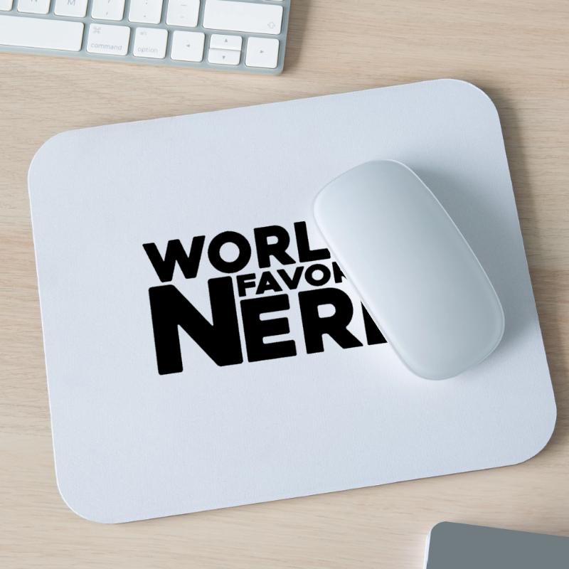 nerd coder iq server Mouse Pad (horizontal)