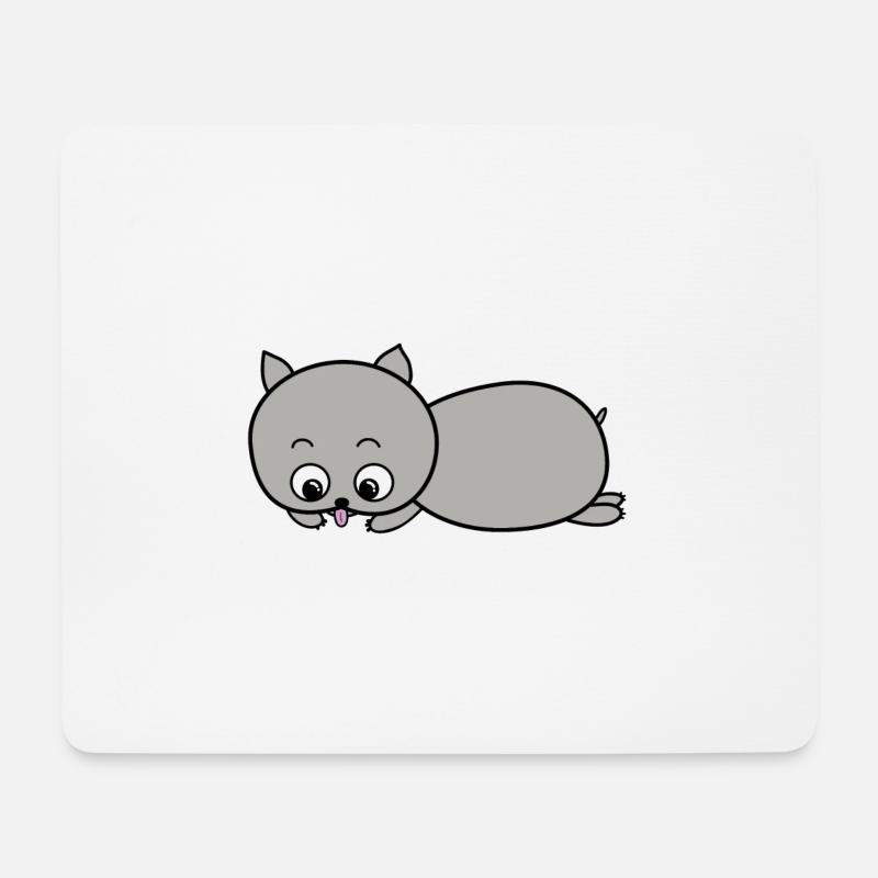 Dog - Mouse Pad (horizontal) - white