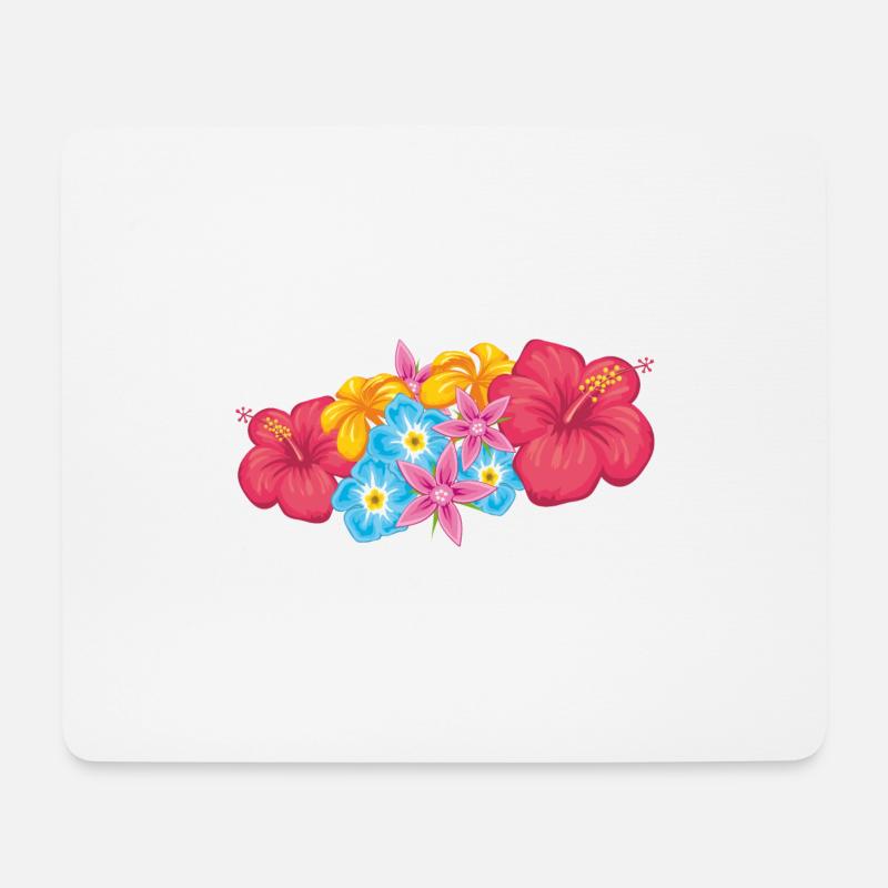 Flowers - Mouse Pad (horizontal) - white