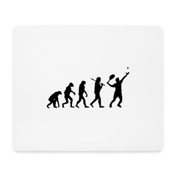 Tennis - Tapis de souris (format paysage) - blanc - Devant