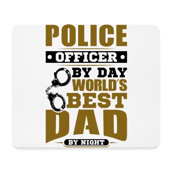 Polizei Polizist Polizeibeamte - Mousepad (Querformat) - Weiß - Vorne