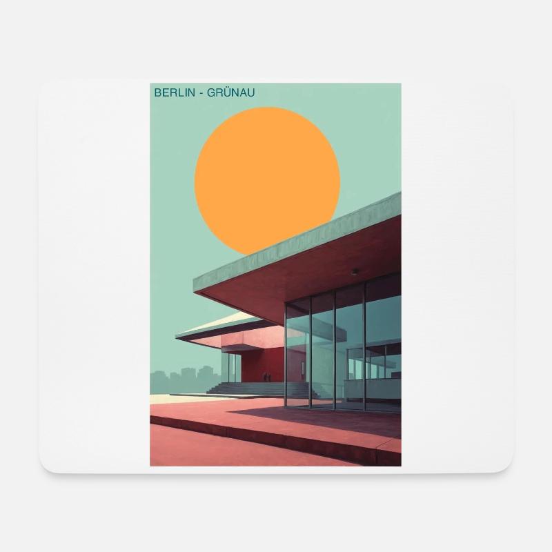 Berlin Grünau - Mousepad (Querformat) - Weiß