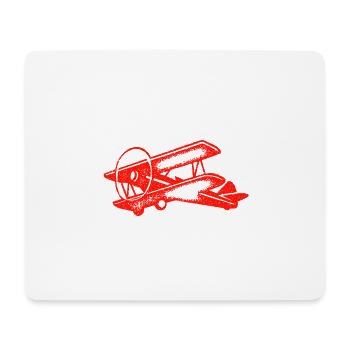airplane - Mouse Pad (horizontal) - white - Front