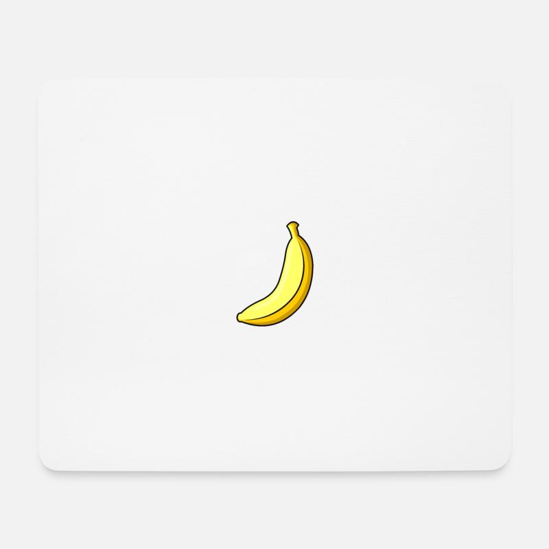 Banana Banane - Mousepad (Querformat) - Weiß
