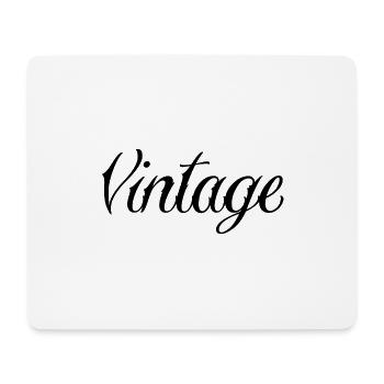 Vintage - Mousepad (Querformat) - Weiß - Vorne