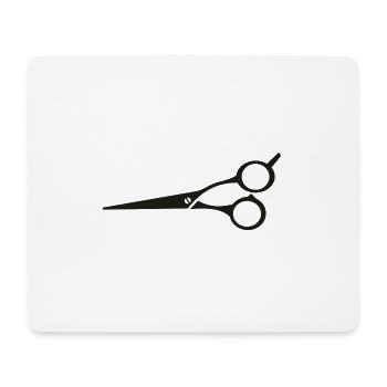 coiffeur de coiffeur de coiffeur de coiffeur salon de coiffure divulgue b - Tapis de souris (format paysage) - blanc - Devant