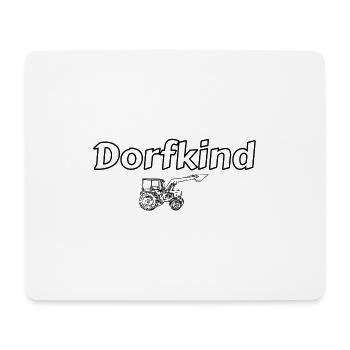 Dorfkind - Mousepad (Querformat) - Weiß - Vorne