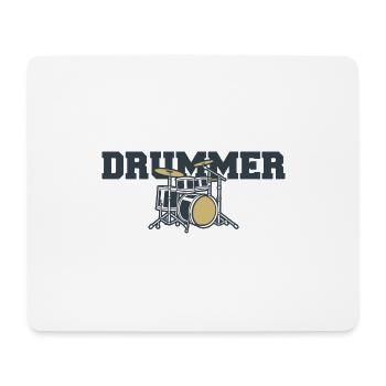 Batteries de batteur - Tapis de souris (format paysage) - blanc - Devant