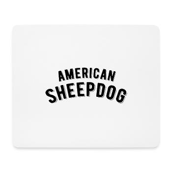 American Sheepdog - Mouse Pad (horizontal) - white - Front