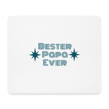 Bester papa - Mousepad (Querformat) - Weiß - Vorne
