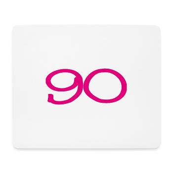 90. 90 YEARS. 90TH ANNIVERSARY. 90TH ANNIVERSARY. - Mouse Pad (horizontal) - white - Front