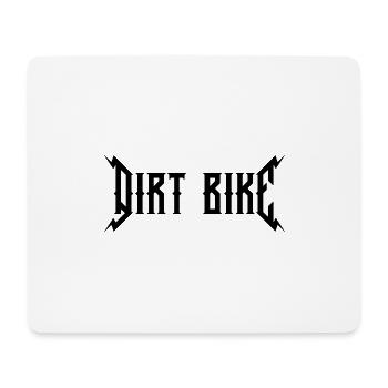 Dirt Bike - Tapis de souris (format paysage) - blanc - Devant