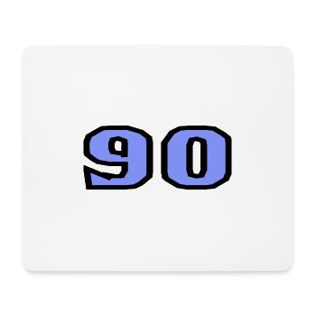 90. 90 YEARS. 90TH ANNIVERSARY. 90TH ANNIVERSARY. - Mouse Pad (horizontal) - white - Front
