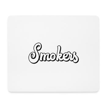 Smokers - Mousepad (Querformat) - Weiß - Vorne