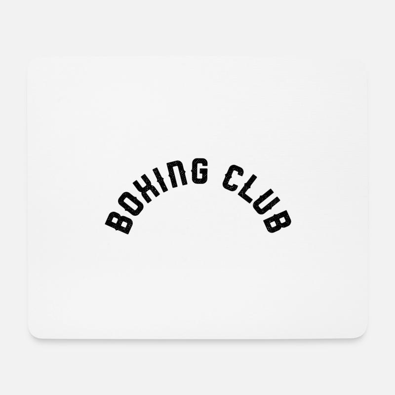 Boxing Club - Mousepad (Querformat) - Weiß