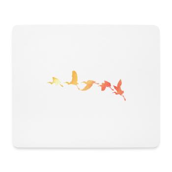 Vögel - Mousepad (Querformat) - Weiß - Vorne