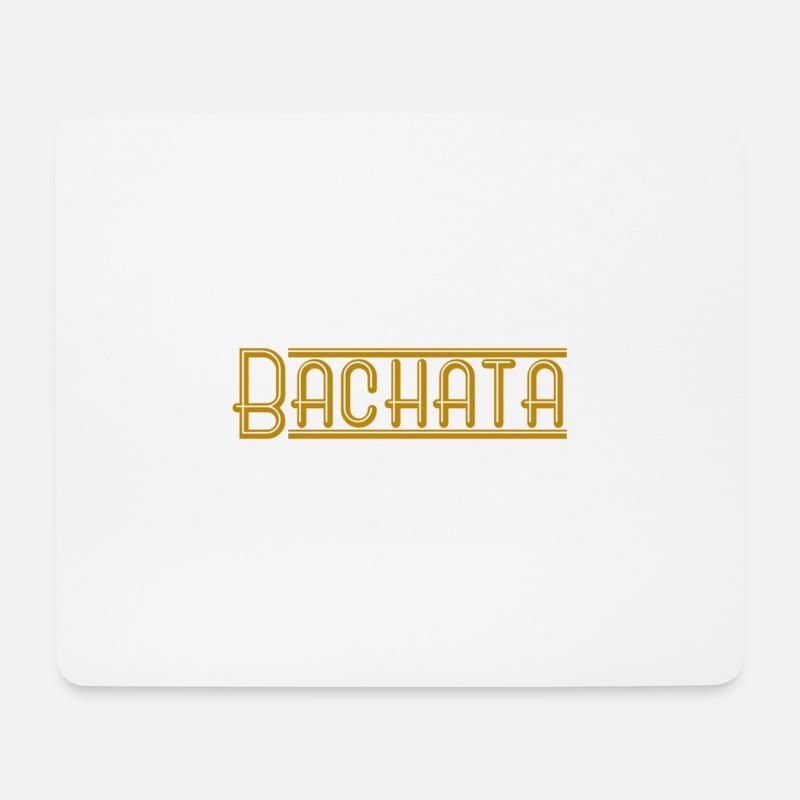 bachata - Tapis de souris (format paysage) - blanc