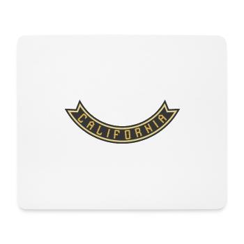 California Banner - Mousepad (Querformat) - Weiß - Vorne