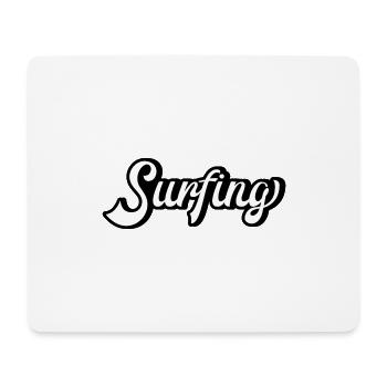 Surfing - Mousepad (Querformat) - Weiß - Vorne