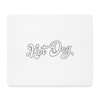 Hot dog - Mouse Pad (horizontal) - white - Front