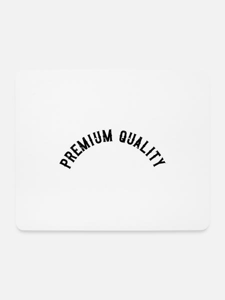 Premium Quality - Mousepad (Querformat) - Weiß