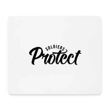Soldiers Protect - Mouse Pad (horizontal) - white - Front