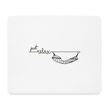 Just Relax Hängematte - Mousepad (Querformat) - Weiß - Vorne