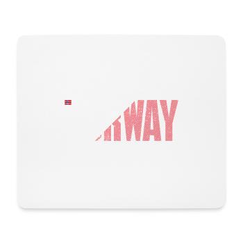 Nordway Bold Nordic Banner - Mousepad (Querformat) - Weiß - Vorne