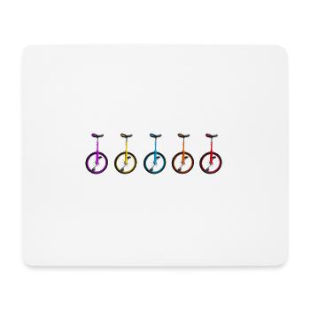 Unicycle Oneweel - Mouse Pad (horizontal) - white - Front
