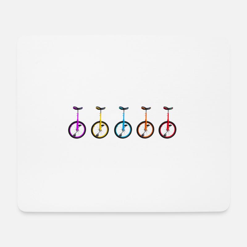 Einrad Oneweel - Mousepad (Querformat) - Weiß