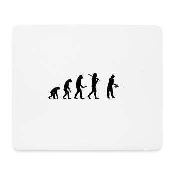 gaertner Evolution Fortschritt Entwicklung - Mousepad (Querformat) - Weiß - Vorne