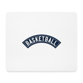 Basketball Banner - Mouse Pad (horizontal) - white - Front