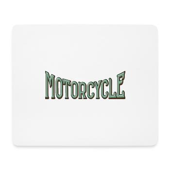 Motocyclette - Tapis de souris (format paysage) - blanc - Devant