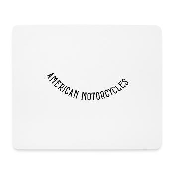 American Motorcylces - Mouse Pad (horizontal) - white - Front