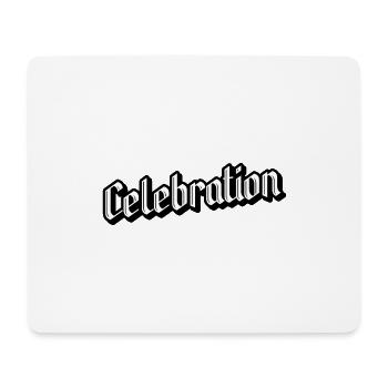 Fête - Tapis de souris (format paysage) - blanc - Devant