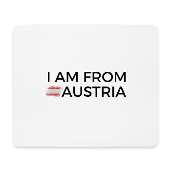 I am from Austria T Shirt - Mousepad (Querformat) - Weiß - Vorne