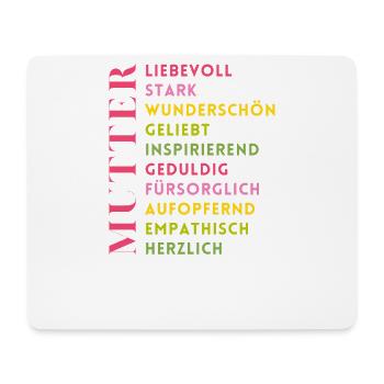 Tolle Mutter von Geschwistern - Muttertag - Mousepad (Querformat) - Weiß - Vorne