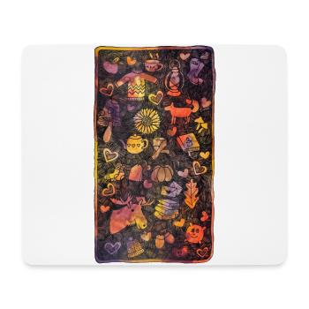 Hygge automne amour automne temps hyggelig cozzy orignal - Tapis de souris (format paysage) - blanc - Devant