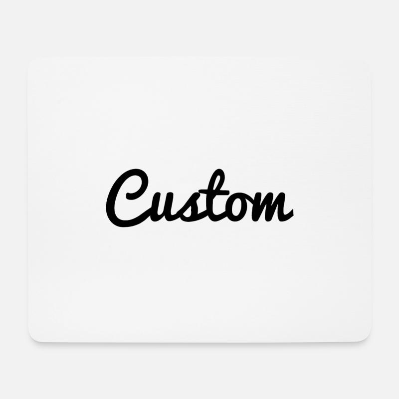 Custom - Mousepad (Querformat) - Weiß