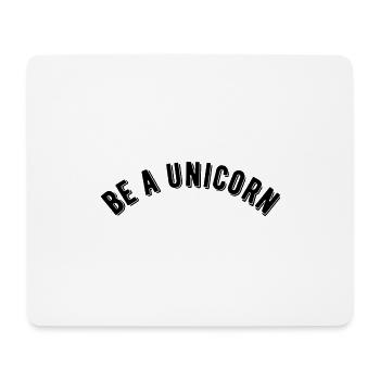 Soyez une licorne - Tapis de souris (format paysage) - blanc - Devant