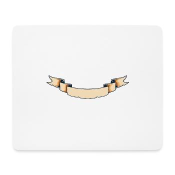 Bannière - Tapis de souris (format paysage) - blanc - Devant