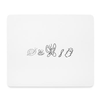 Natur Insekt - Mousepad (Querformat) - Weiß - Vorne
