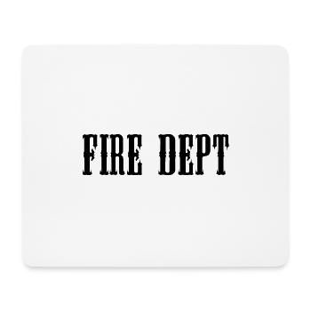 Fire Dept Department - Mouse Pad (horizontal) - white - Front